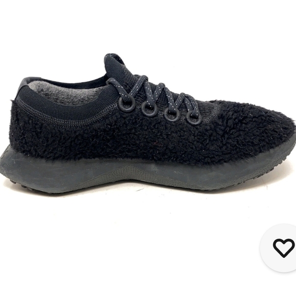 Allbirds Black Wool Dasher 2 Fluff Sneaker NWOT - Picture 5 of 5